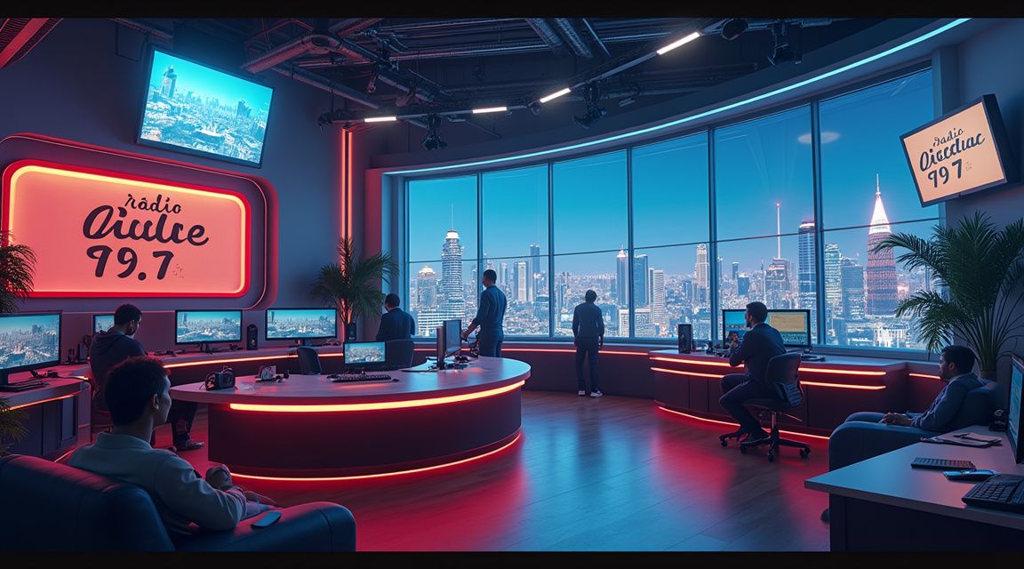 rádio cidade 97.7 de Tabira - PE​ - Ilustração detalhada sobre rádio cidade 97.7 de Tabira - PE​